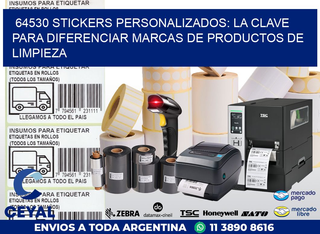 64530 STICKERS PERSONALIZADOS: LA CLAVE PARA DIFERENCIAR MARCAS DE PRODUCTOS DE LIMPIEZA