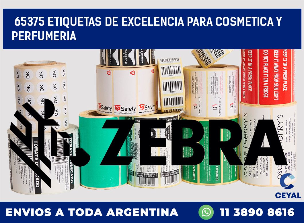 65375 ETIQUETAS DE EXCELENCIA PARA COSMETICA Y PERFUMERIA