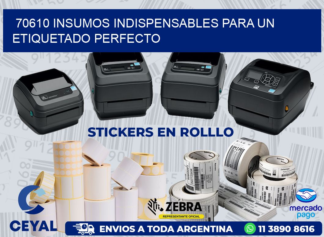 70610 INSUMOS INDISPENSABLES PARA UN ETIQUETADO PERFECTO
