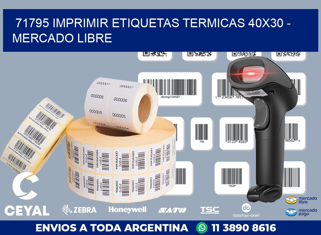 71795 IMPRIMIR ETIQUETAS TERMICAS 40X30 – MERCADO LIBRE