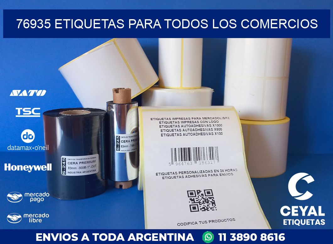 76935 ETIQUETAS PARA TODOS LOS COMERCIOS