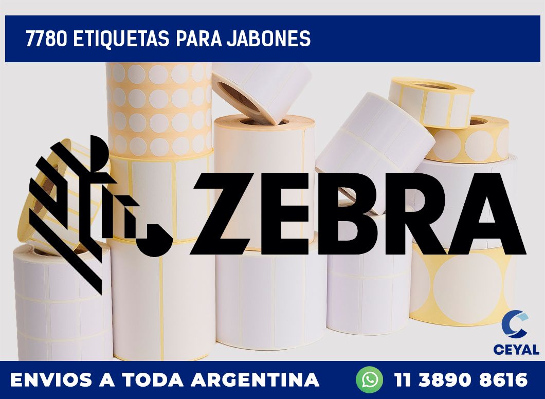 7780 ETIQUETAS PARA JABONES