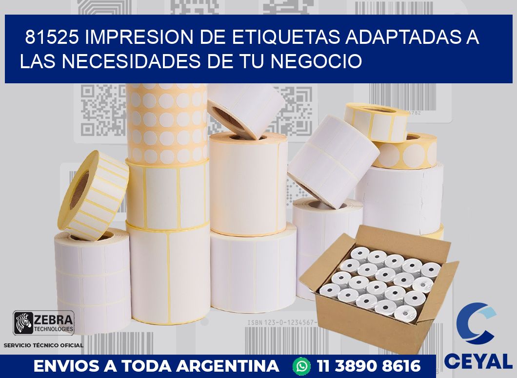 81525 IMPRESION DE ETIQUETAS ADAPTADAS A LAS NECESIDADES DE TU NEGOCIO
