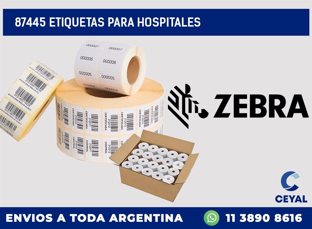 87445 ETIQUETAS PARA HOSPITALES