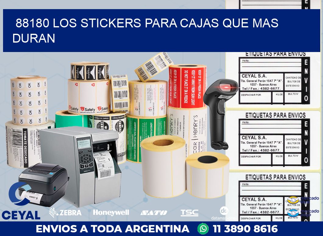 88180 LOS STICKERS PARA CAJAS QUE MAS DURAN