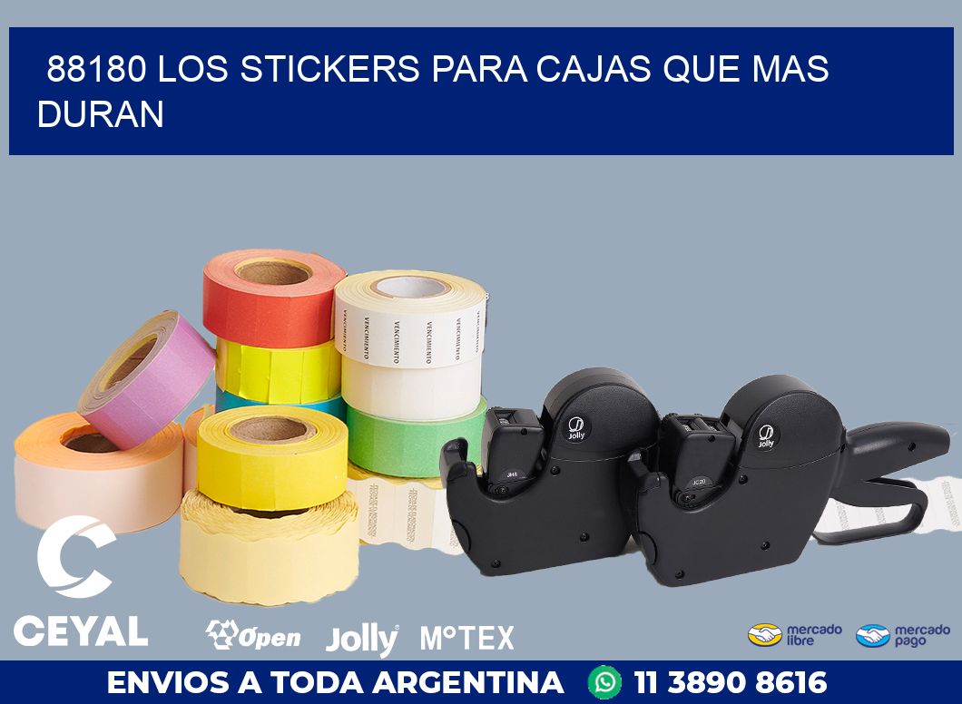 88180 LOS STICKERS PARA CAJAS QUE MAS DURAN