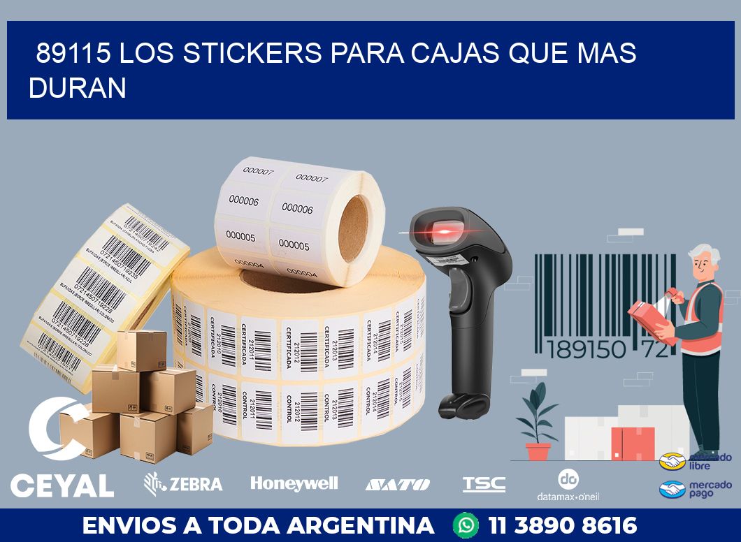 89115 LOS STICKERS PARA CAJAS QUE MAS DURAN