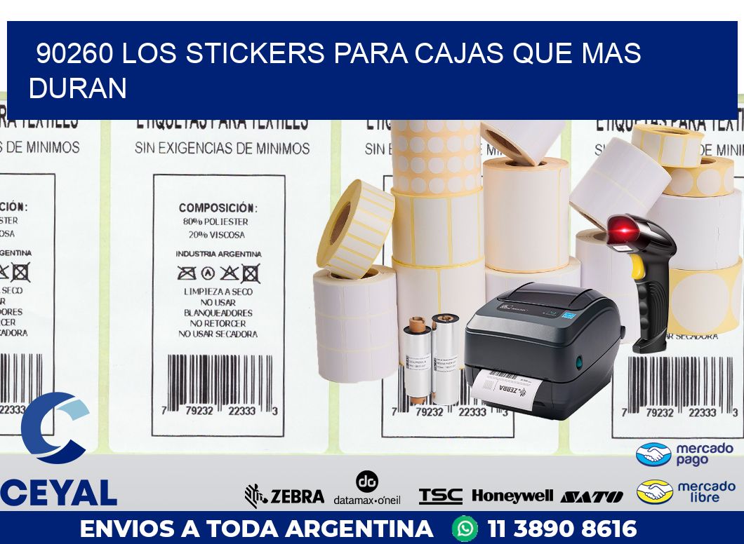 90260 LOS STICKERS PARA CAJAS QUE MAS DURAN
