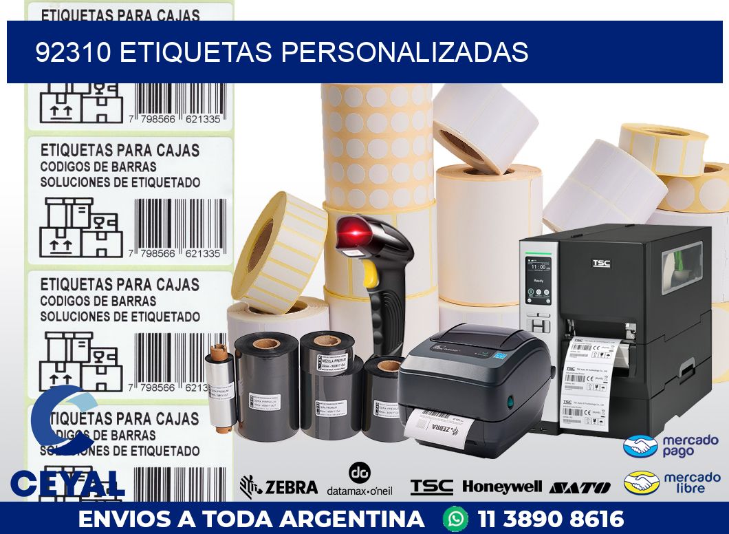 92310 ETIQUETAS PERSONALIZADAS