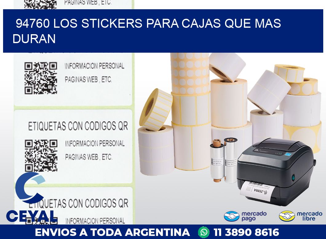 94760 LOS STICKERS PARA CAJAS QUE MAS DURAN