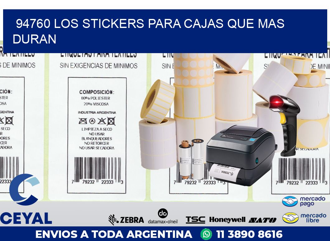 94760 LOS STICKERS PARA CAJAS QUE MAS DURAN