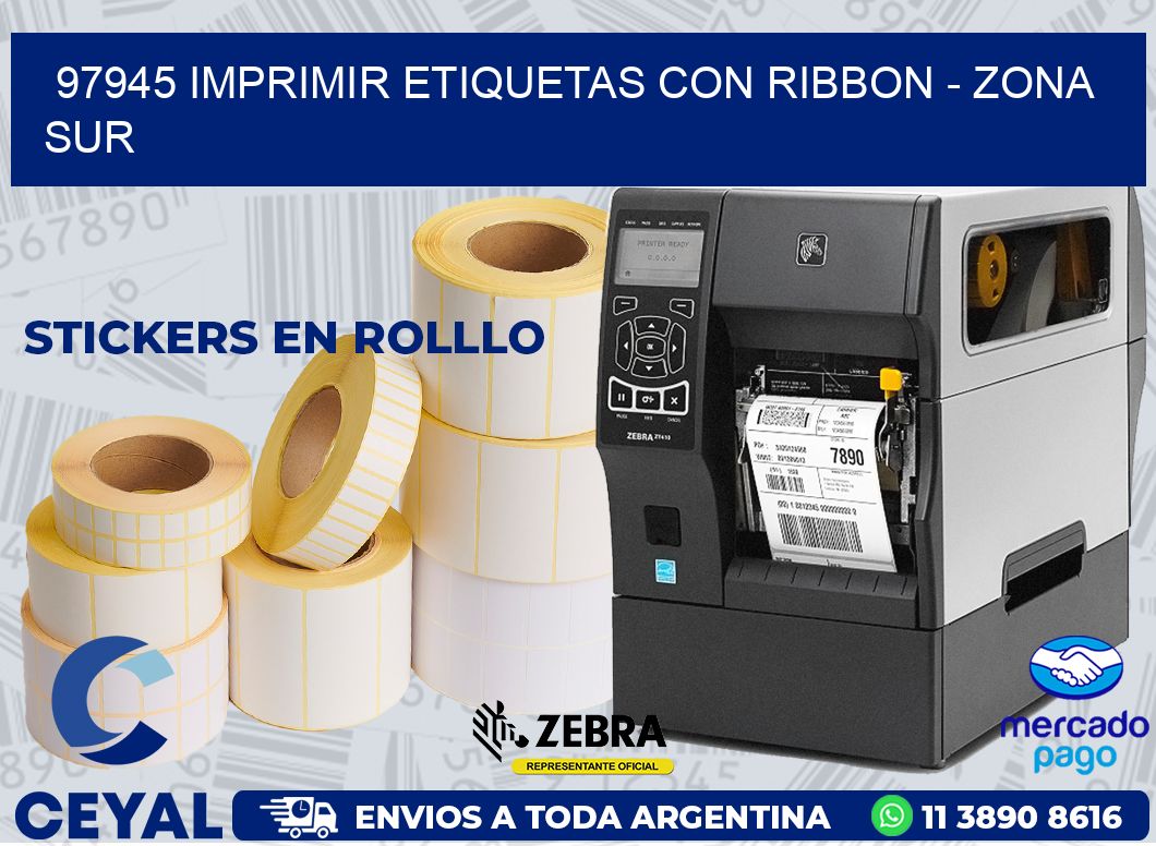 97945 IMPRIMIR ETIQUETAS CON RIBBON - ZONA SUR