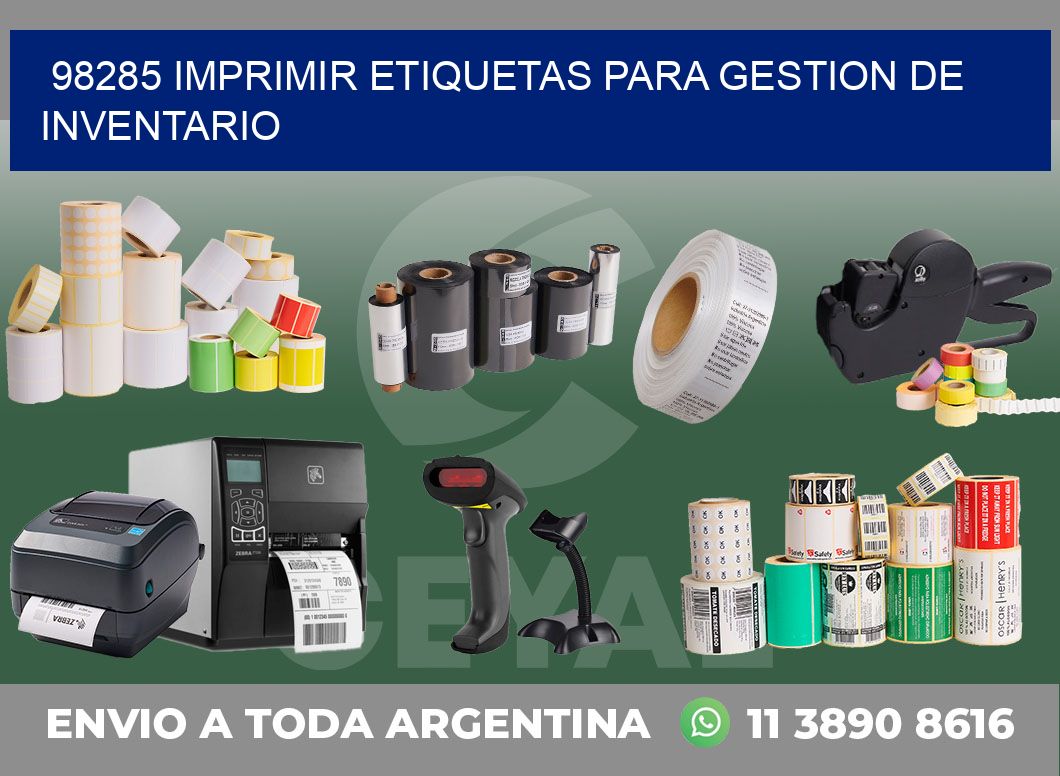 98285 IMPRIMIR ETIQUETAS PARA GESTION DE INVENTARIO