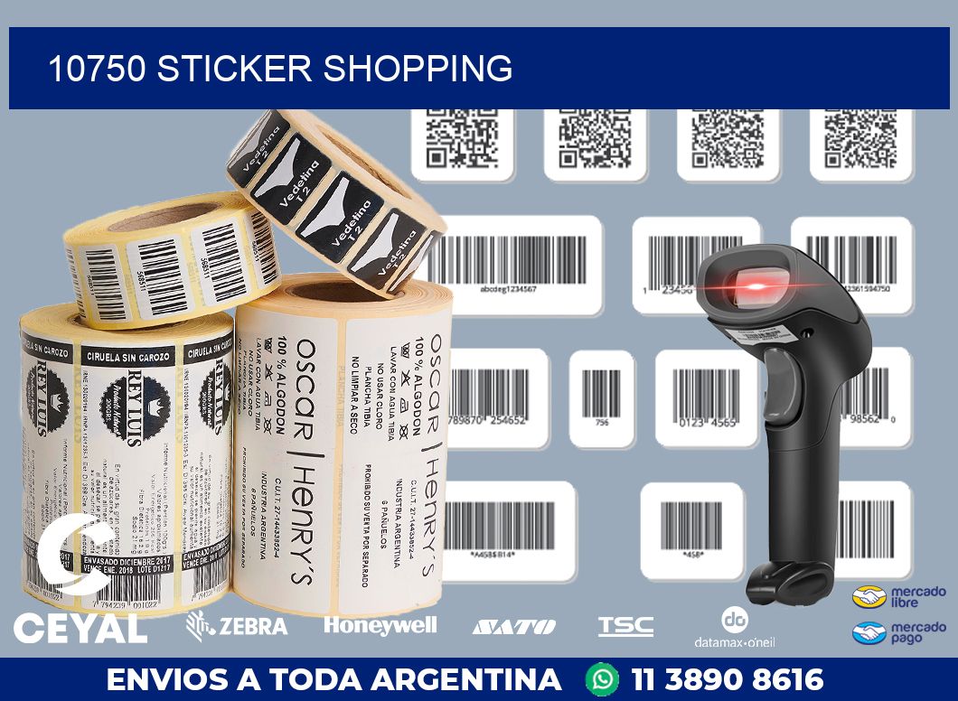 10750 STICKER SHOPPING