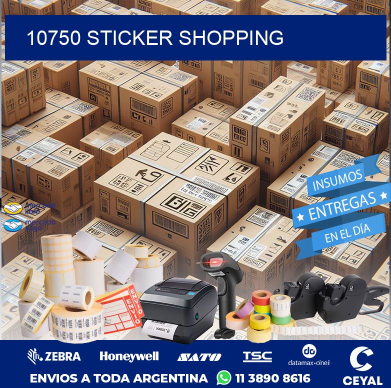10750 STICKER SHOPPING
