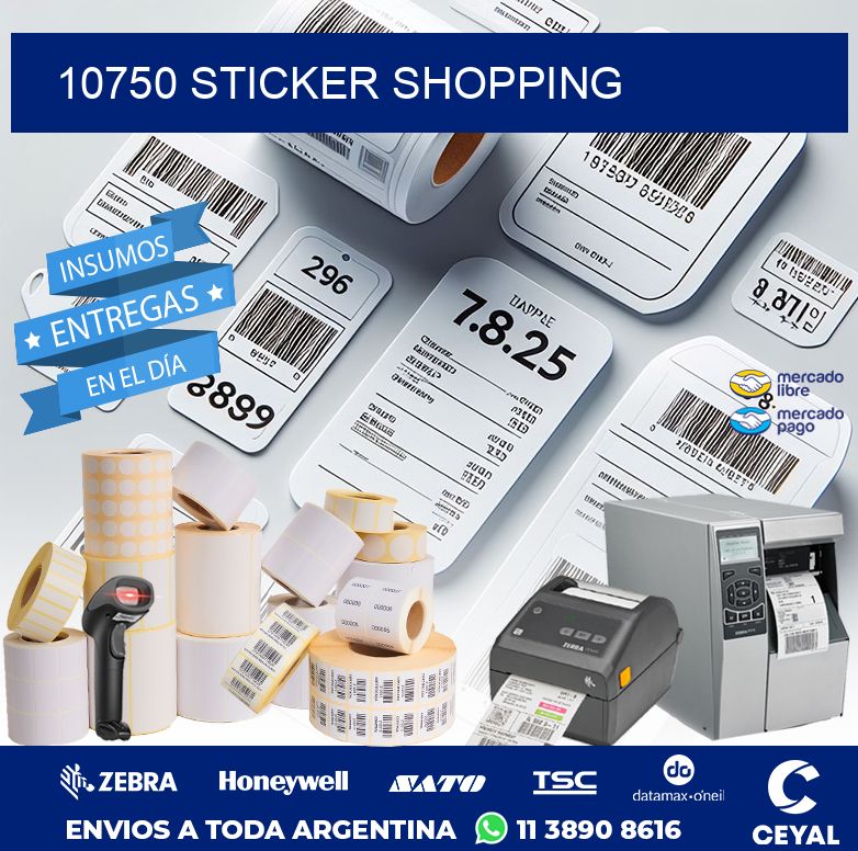 10750 STICKER SHOPPING