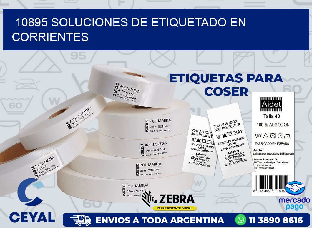 10895 SOLUCIONES DE ETIQUETADO EN CORRIENTES