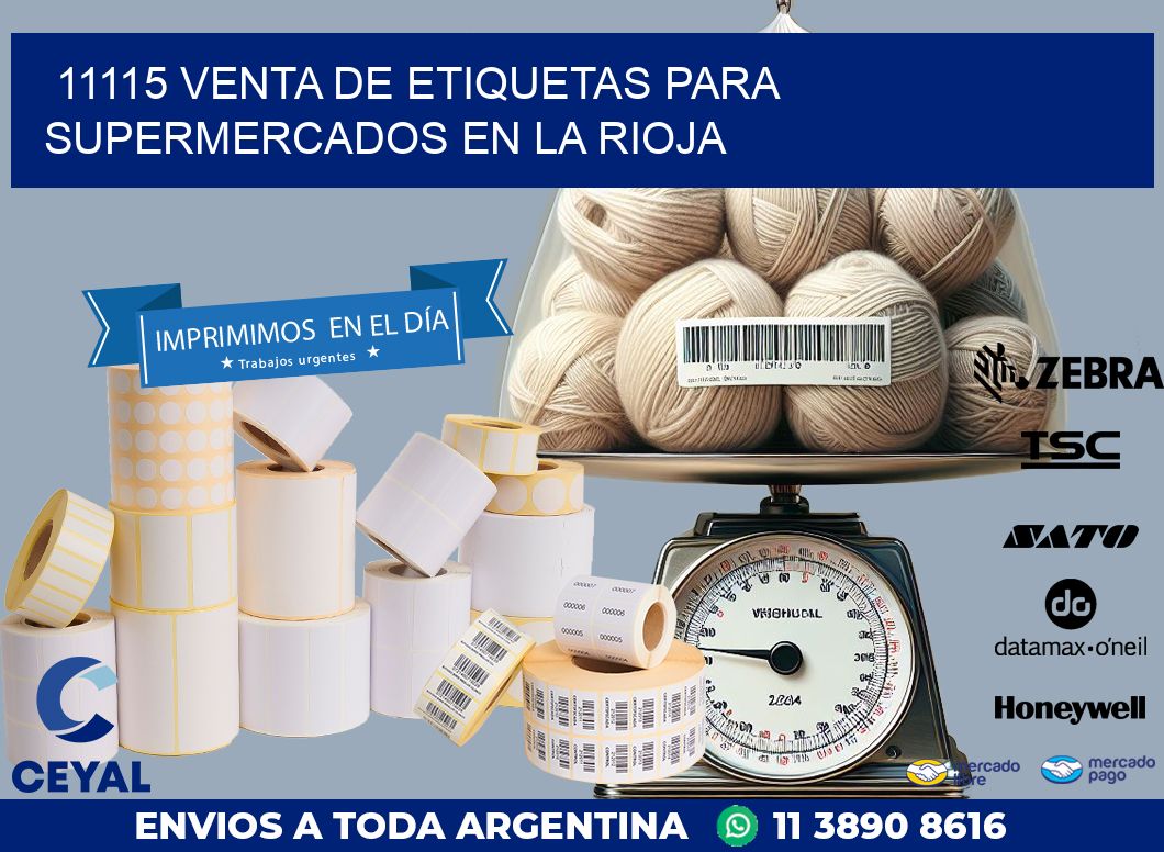 11115 VENTA DE ETIQUETAS PARA SUPERMERCADOS EN LA RIOJA