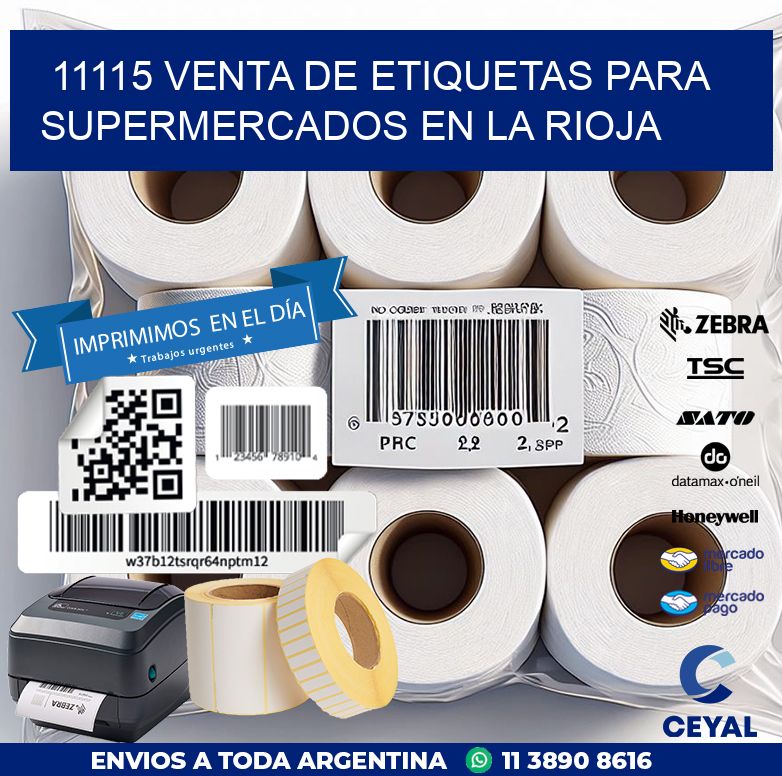 11115 VENTA DE ETIQUETAS PARA SUPERMERCADOS EN LA RIOJA
