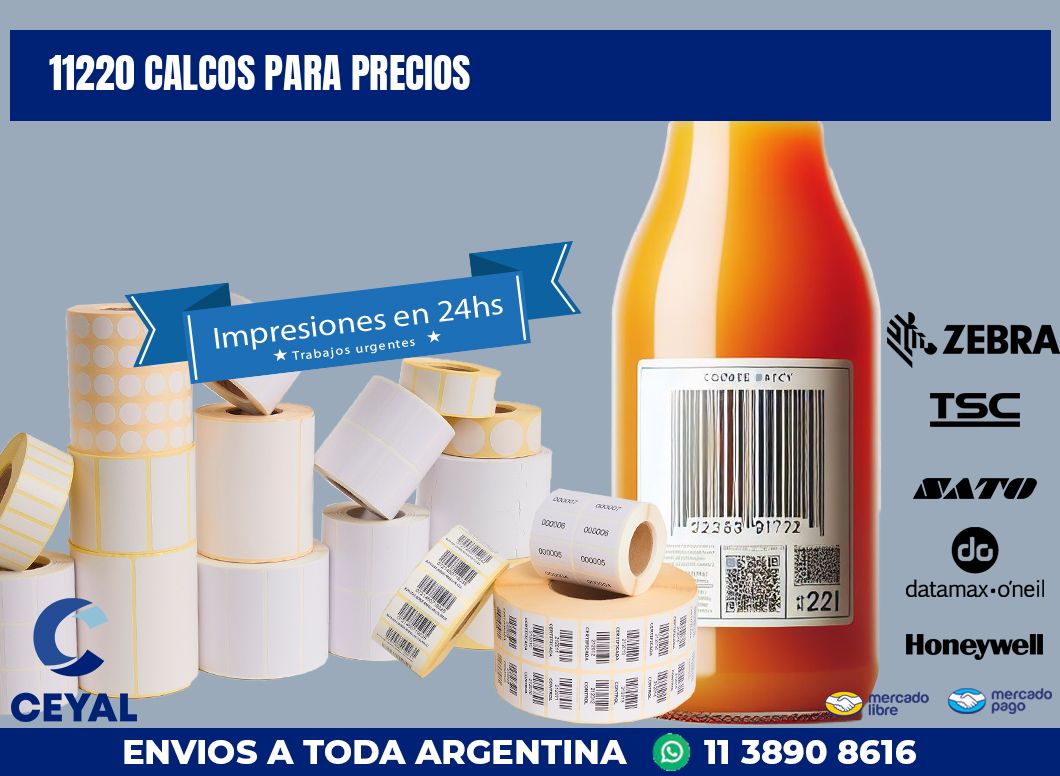 11220 CALCOS PARA PRECIOS