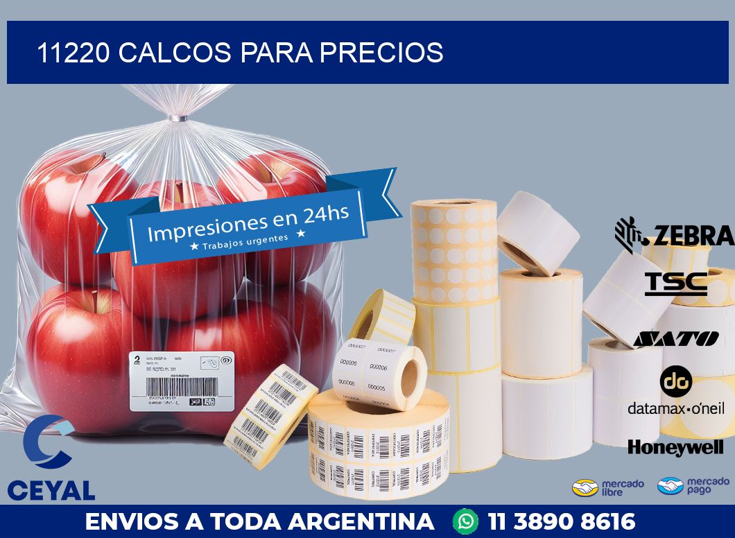 11220 CALCOS PARA PRECIOS