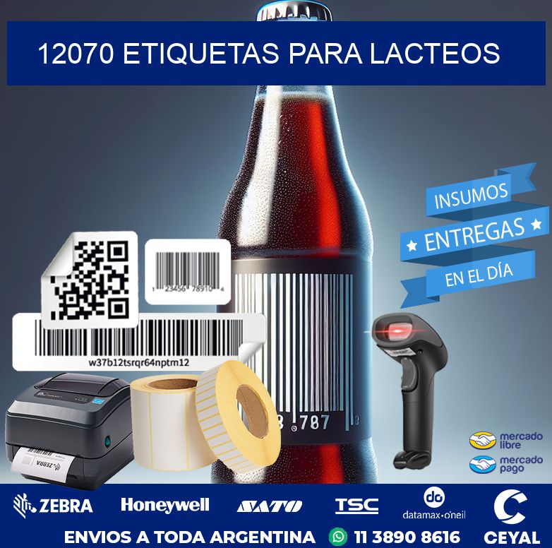 12070 ETIQUETAS PARA LACTEOS
