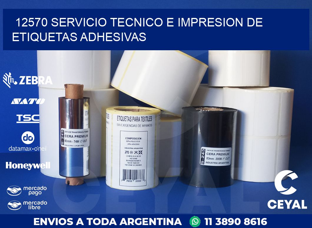 12570 SERVICIO TECNICO E IMPRESION DE ETIQUETAS ADHESIVAS