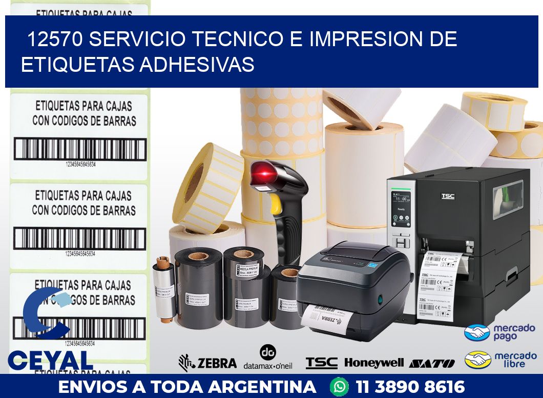 12570 SERVICIO TECNICO E IMPRESION DE ETIQUETAS ADHESIVAS