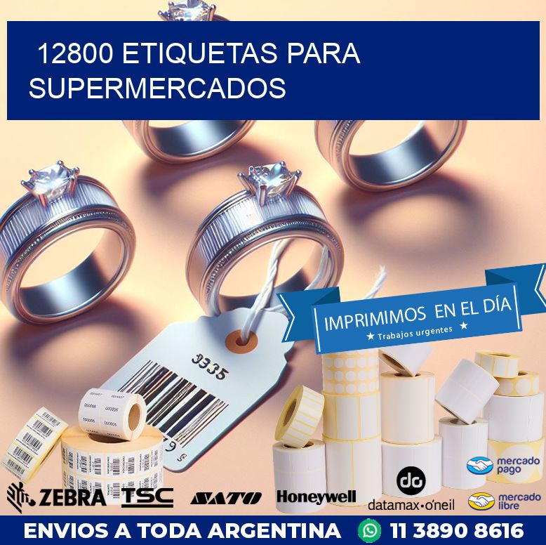 12800 ETIQUETAS PARA SUPERMERCADOS