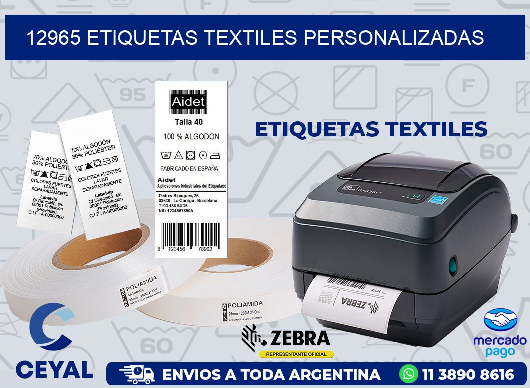 12965 ETIQUETAS TEXTILES PERSONALIZADAS