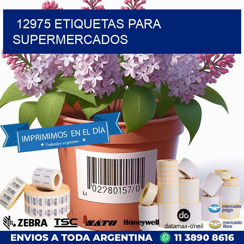 12975 ETIQUETAS PARA SUPERMERCADOS