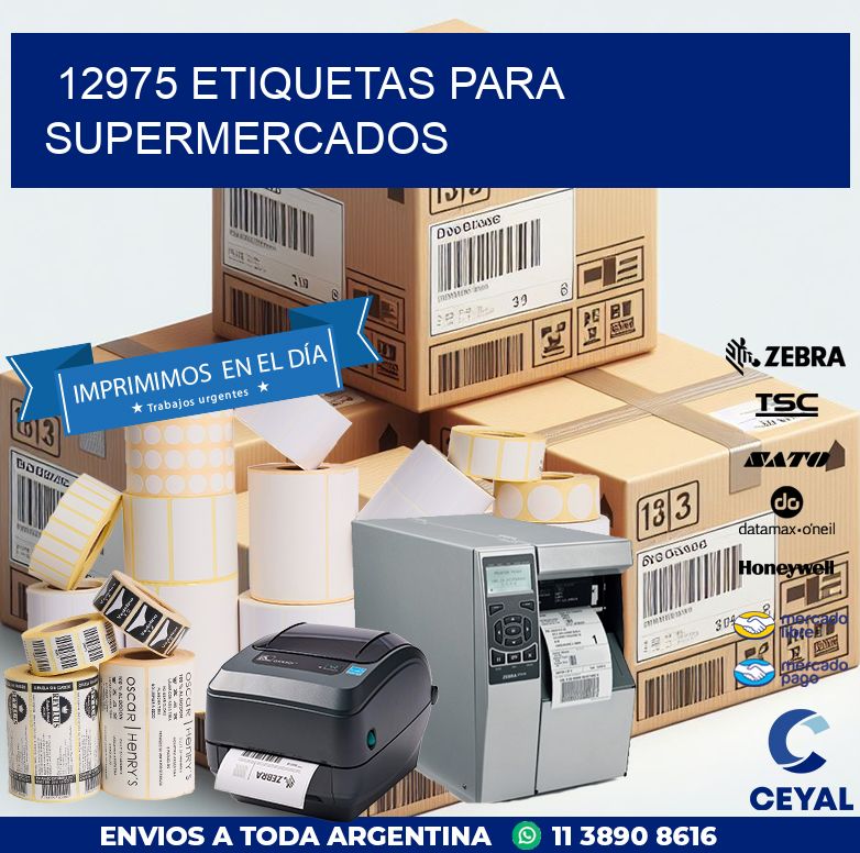 12975 ETIQUETAS PARA SUPERMERCADOS