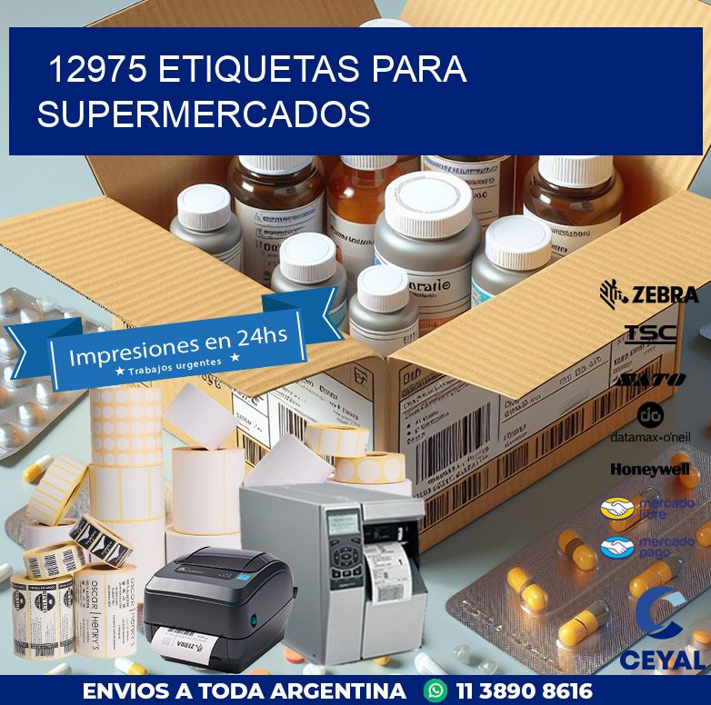 12975 ETIQUETAS PARA SUPERMERCADOS