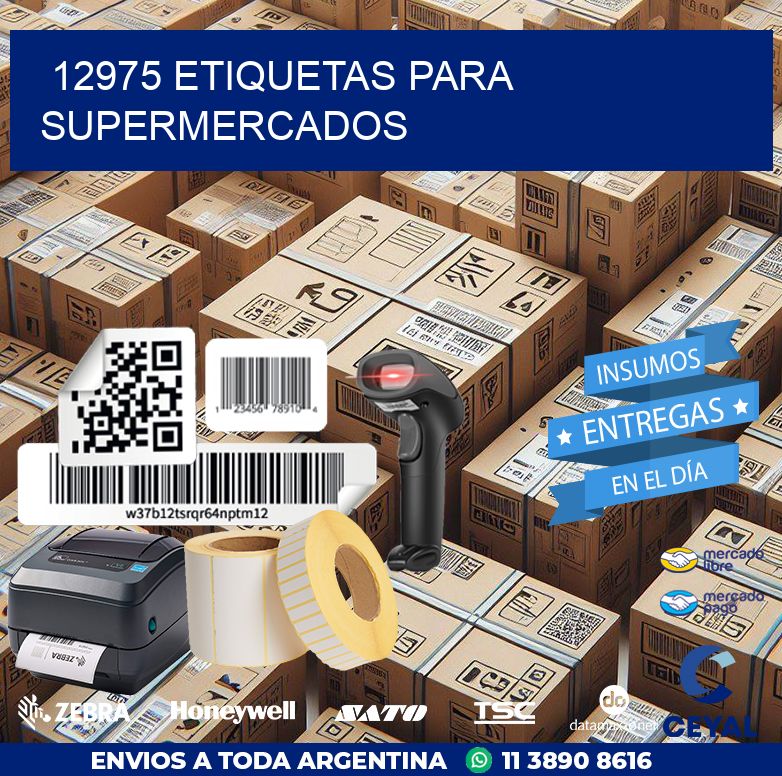 12975 ETIQUETAS PARA SUPERMERCADOS