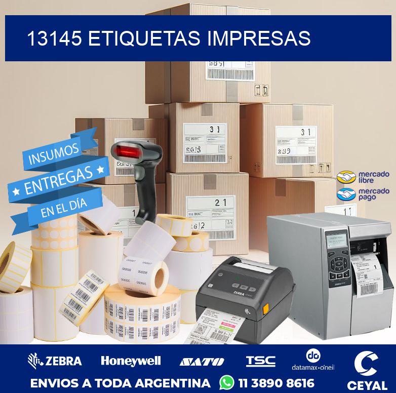 13145 ETIQUETAS IMPRESAS