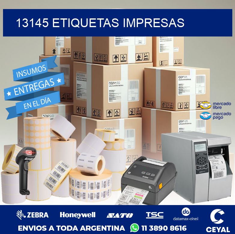 13145 ETIQUETAS IMPRESAS