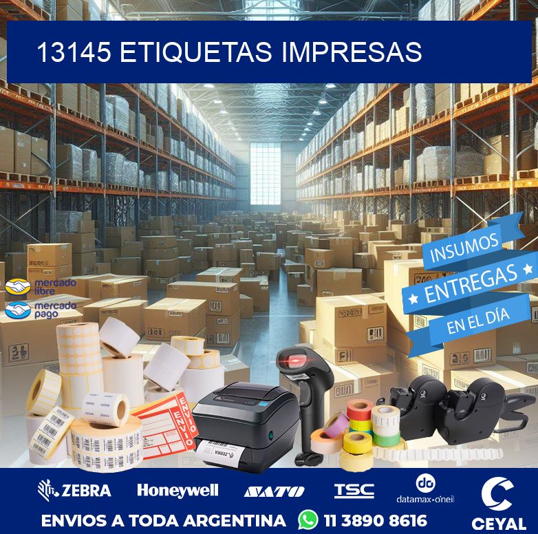 13145 ETIQUETAS IMPRESAS