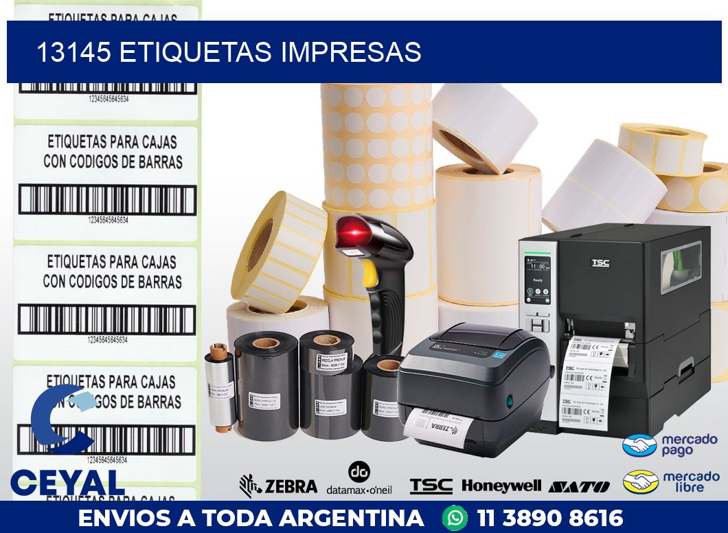 13145 ETIQUETAS IMPRESAS