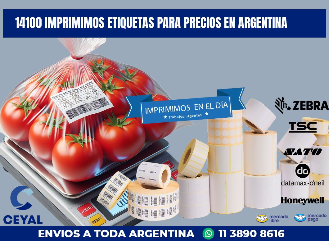 14100 IMPRIMIMOS ETIQUETAS PARA PRECIOS EN ARGENTINA
