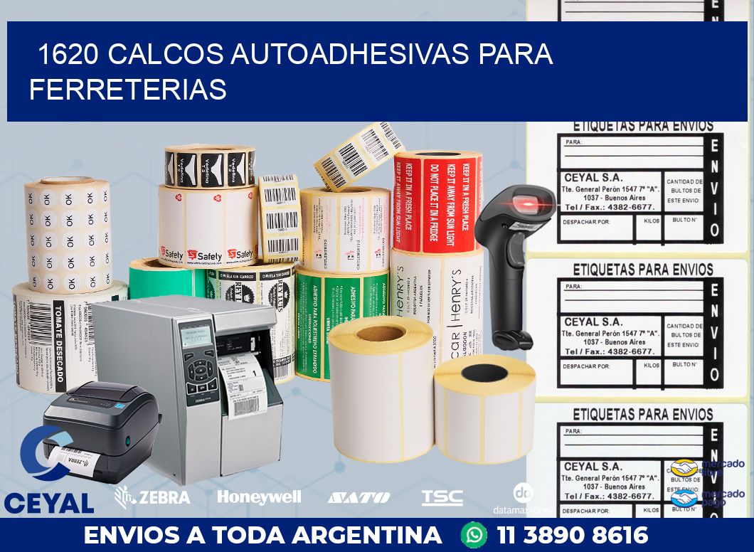 1620 CALCOS AUTOADHESIVAS PARA FERRETERIAS