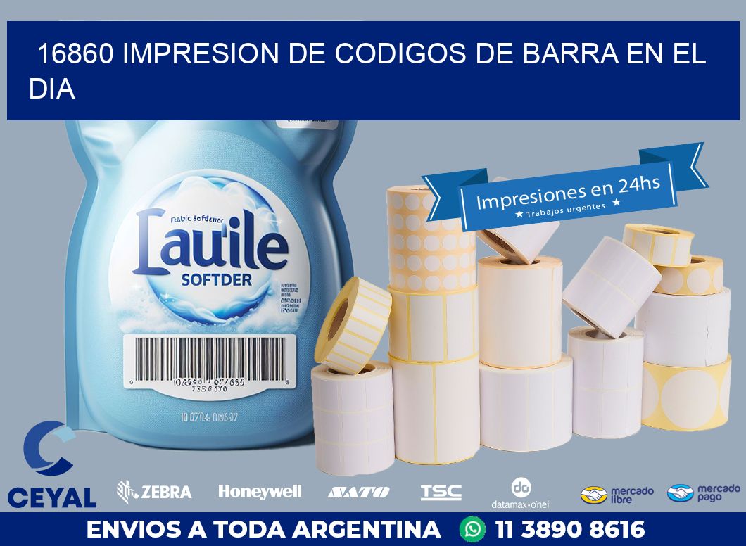 16860 IMPRESION DE CODIGOS DE BARRA EN EL DIA