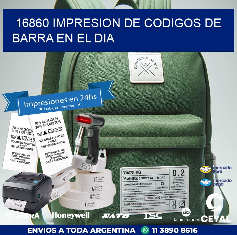 16860 IMPRESION DE CODIGOS DE BARRA EN EL DIA