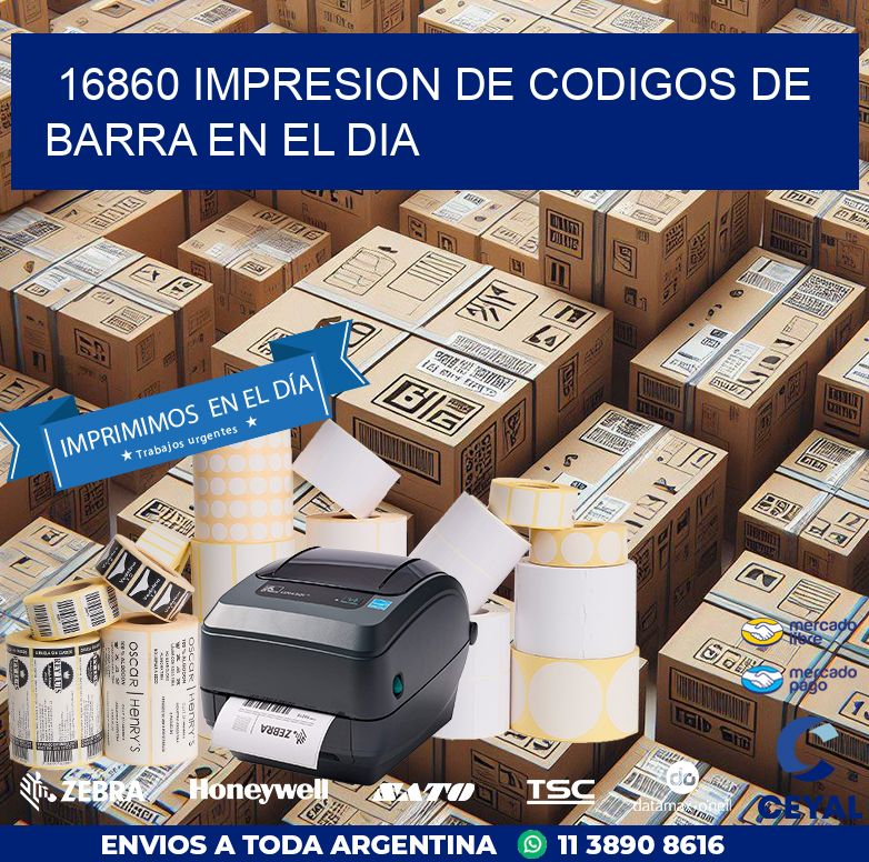 16860 IMPRESION DE CODIGOS DE BARRA EN EL DIA