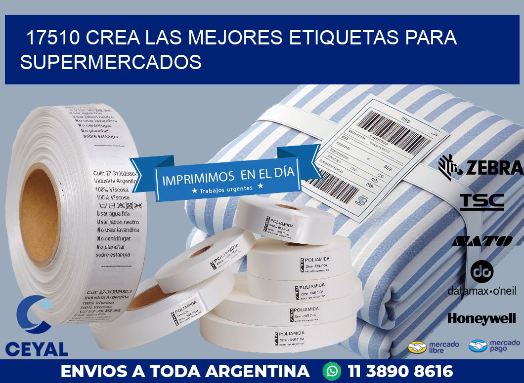 17510 CREA LAS MEJORES ETIQUETAS PARA SUPERMERCADOS