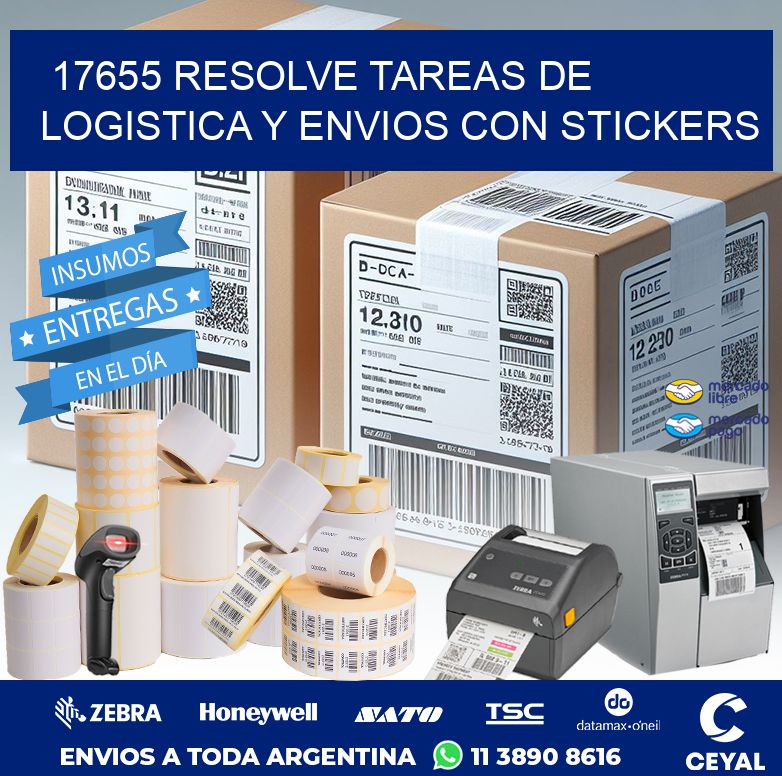 17655 RESOLVE TAREAS DE LOGISTICA Y ENVIOS CON STICKERS