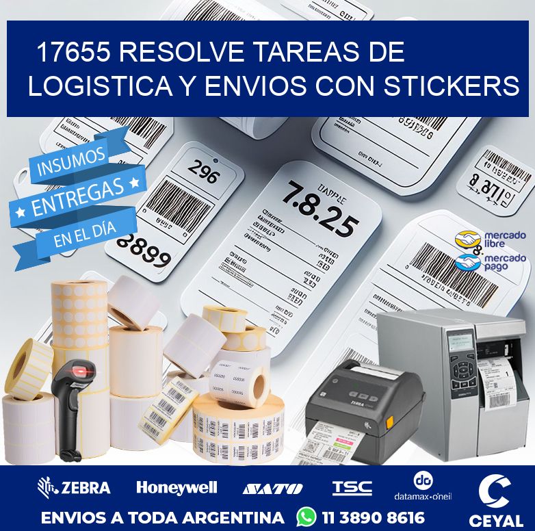 17655 RESOLVE TAREAS DE LOGISTICA Y ENVIOS CON STICKERS