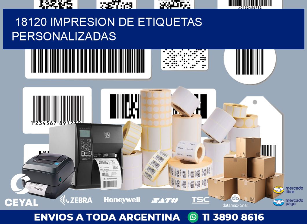 18120 IMPRESION DE ETIQUETAS PERSONALIZADAS