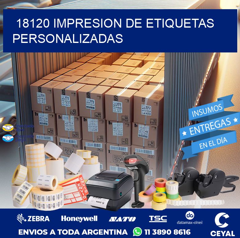 18120 IMPRESION DE ETIQUETAS PERSONALIZADAS