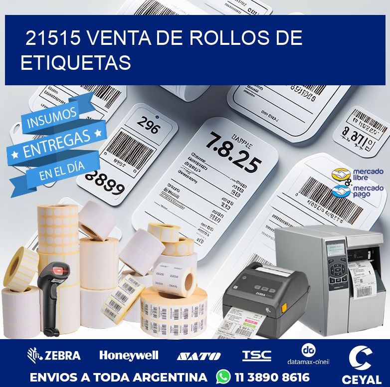 21515 VENTA DE ROLLOS DE ETIQUETAS