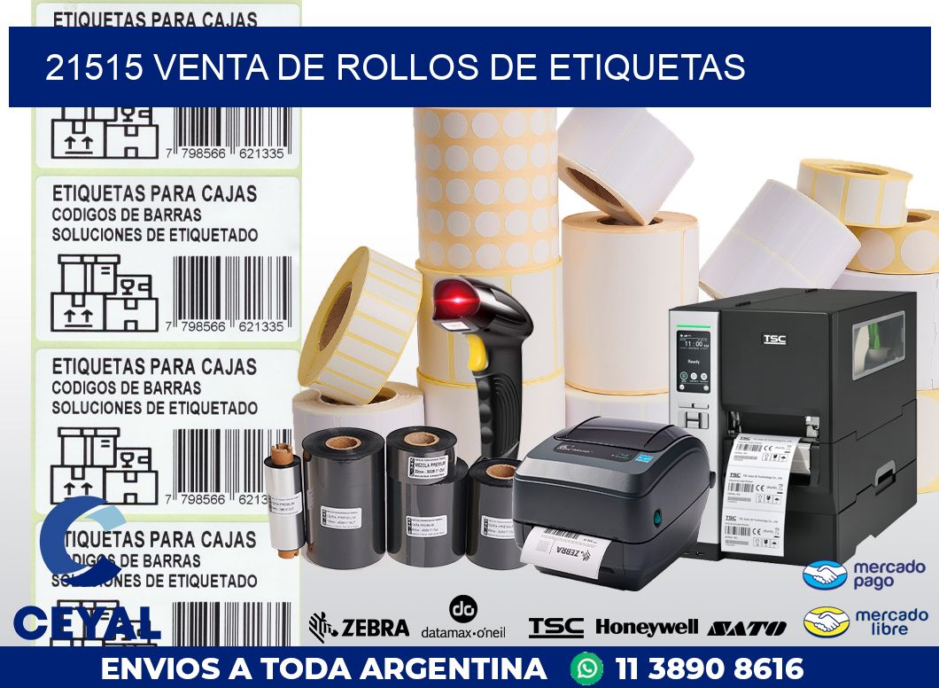 21515 VENTA DE ROLLOS DE ETIQUETAS